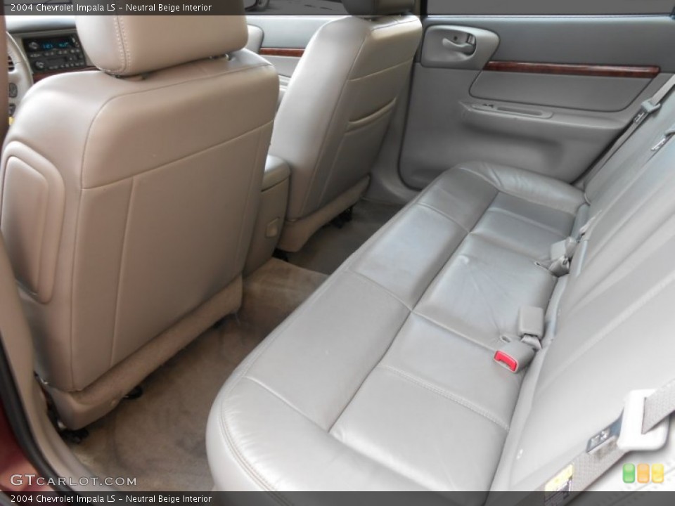 Neutral Beige Interior Rear Seat for the 2004 Chevrolet Impala LS #78755226