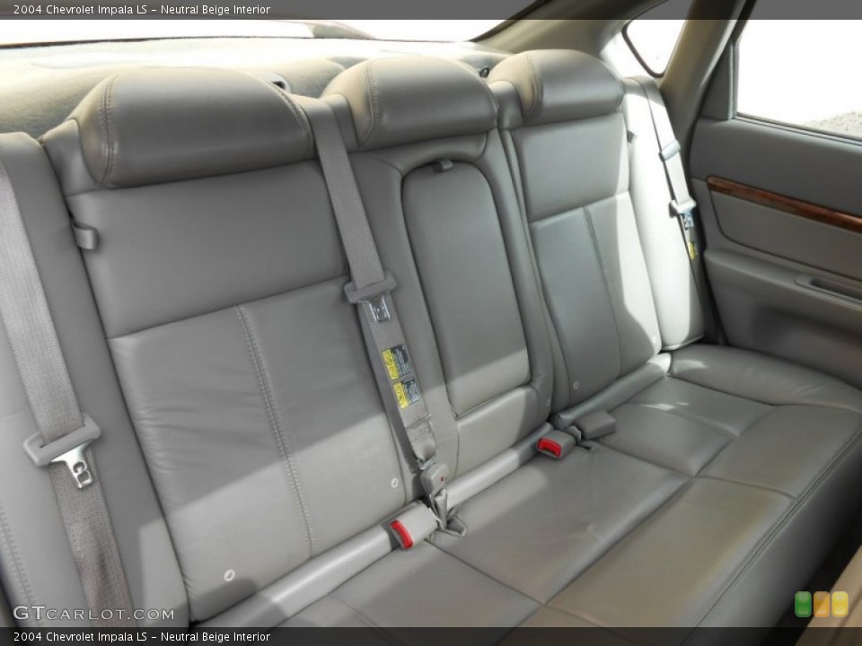 Neutral Beige Interior Rear Seat for the 2004 Chevrolet Impala LS #78755327