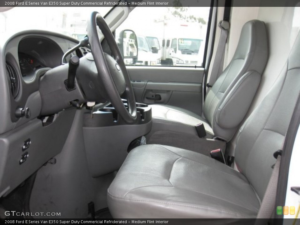 Medium Flint Interior Photo for the 2008 Ford E Series Van E350 Super Duty Commericial Refriderated #78755717