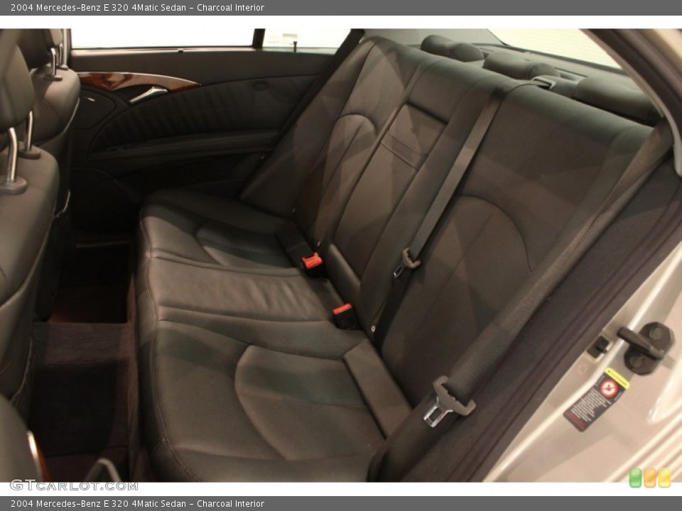 Charcoal Interior Rear Seat for the 2004 Mercedes-Benz E 320 4Matic Sedan #78757487