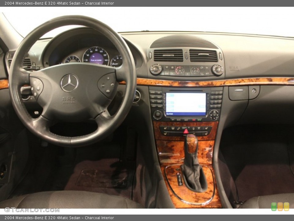 Charcoal Interior Dashboard for the 2004 Mercedes-Benz E 320 4Matic Sedan #78757502