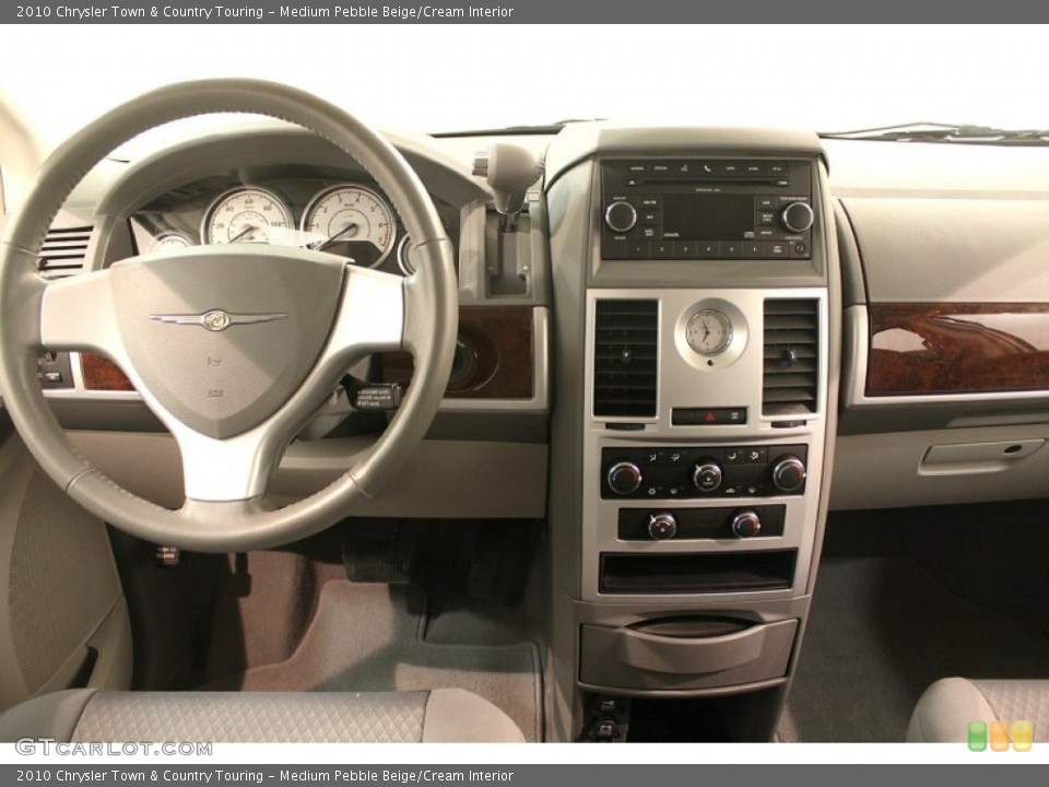 Medium Pebble Beige/Cream Interior Dashboard for the 2010 Chrysler Town & Country Touring #78758084