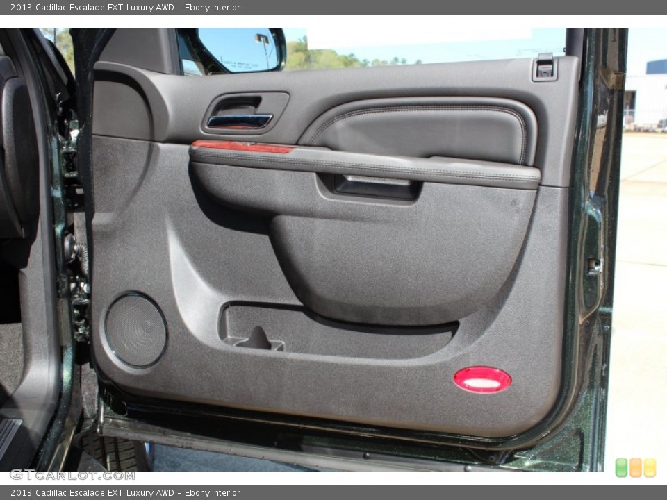 Ebony Interior Door Panel for the 2013 Cadillac Escalade EXT Luxury AWD #78759470