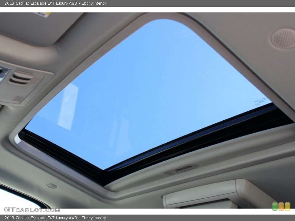 Ebony Interior Sunroof for the 2013 Cadillac Escalade EXT Luxury AWD #78759542