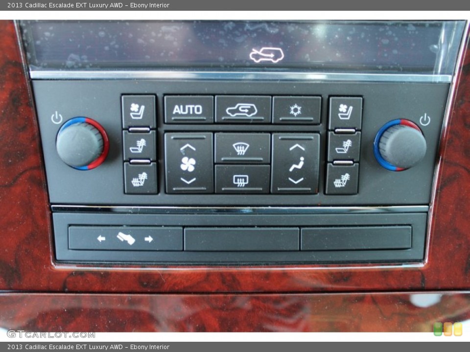 Ebony Interior Controls for the 2013 Cadillac Escalade EXT Luxury AWD #78759578