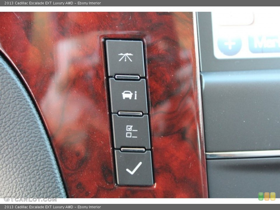 Ebony Interior Controls for the 2013 Cadillac Escalade EXT Luxury AWD #78759596