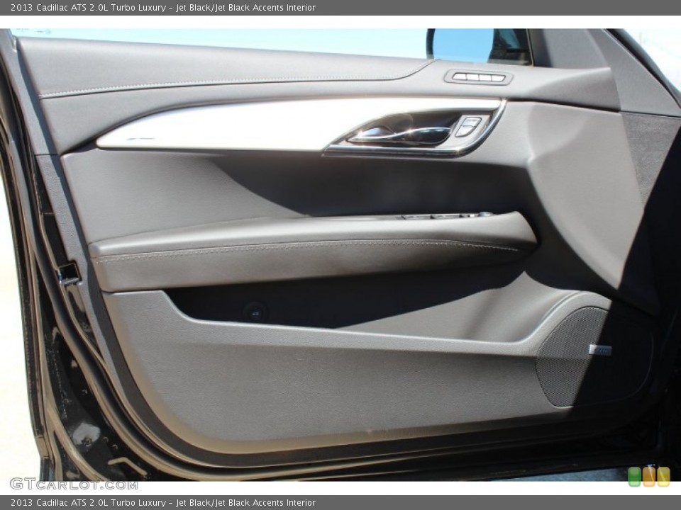 Jet Black/Jet Black Accents Interior Door Panel for the 2013 Cadillac ATS 2.0L Turbo Luxury #78759845