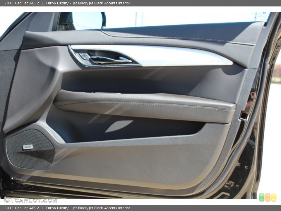 Jet Black/Jet Black Accents Interior Door Panel for the 2013 Cadillac ATS 2.0L Turbo Luxury #78759860