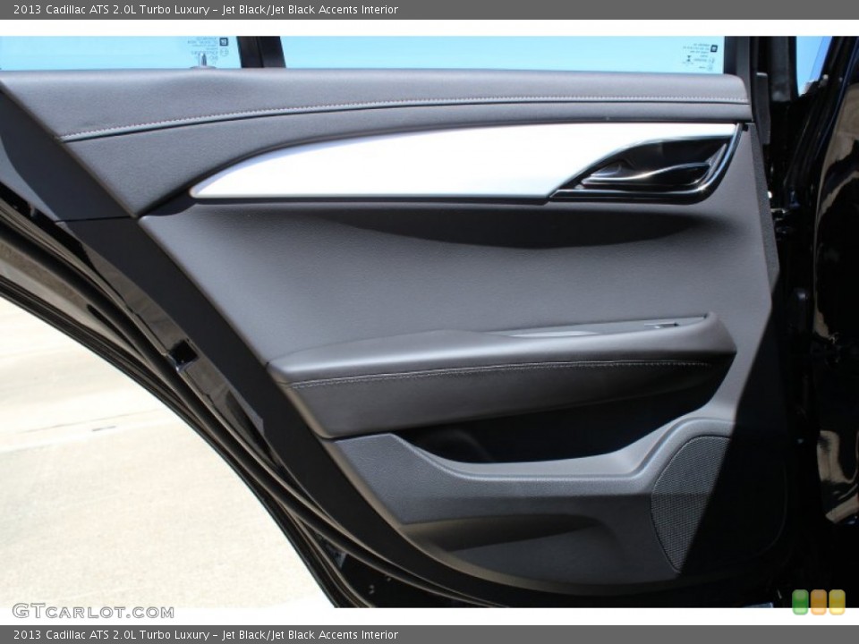 Jet Black/Jet Black Accents Interior Door Panel for the 2013 Cadillac ATS 2.0L Turbo Luxury #78759880
