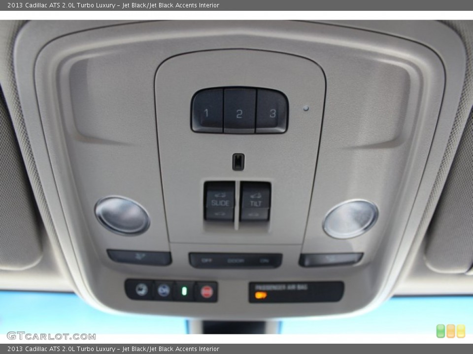 Jet Black/Jet Black Accents Interior Controls for the 2013 Cadillac ATS 2.0L Turbo Luxury #78760007