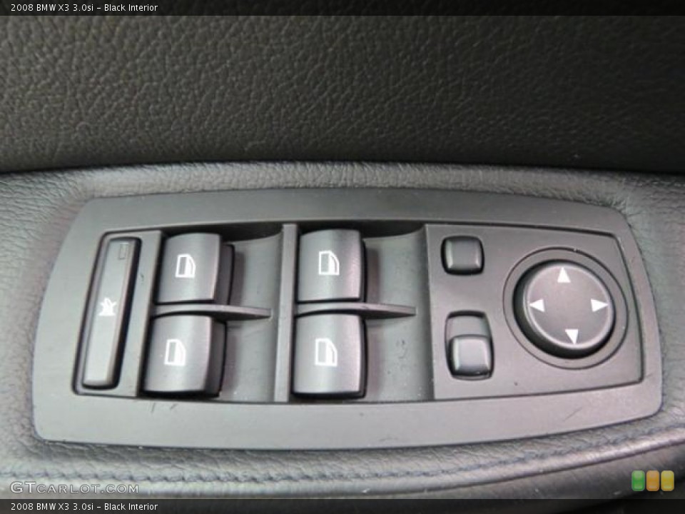 Black Interior Controls for the 2008 BMW X3 3.0si #78760793