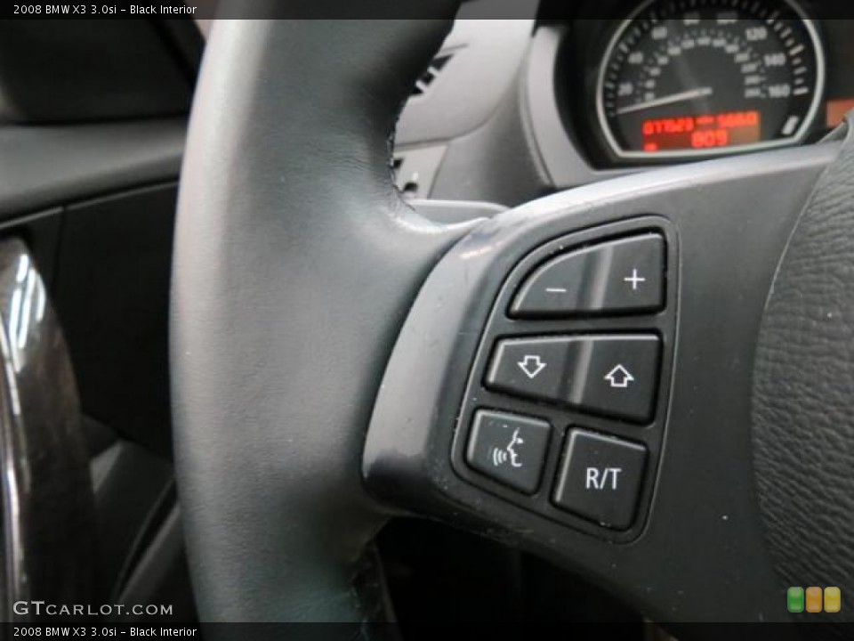 Black Interior Controls for the 2008 BMW X3 3.0si #78760841