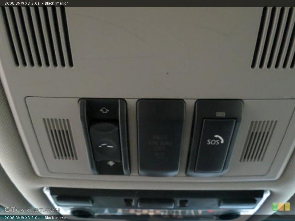 Black Interior Controls for the 2008 BMW X3 3.0si #78760889