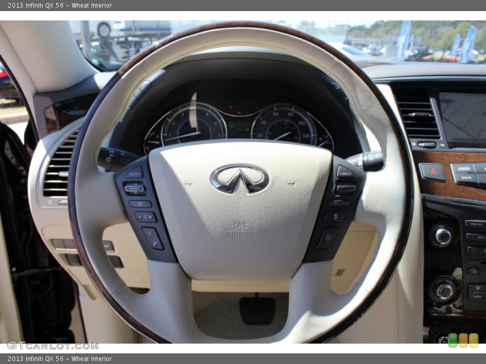 Wheat Interior Steering Wheel for the 2013 Infiniti QX 56 #78761924