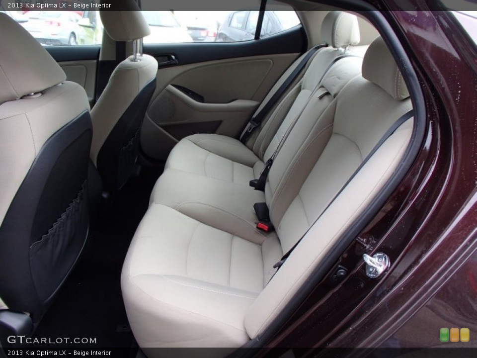 Beige Interior Rear Seat for the 2013 Kia Optima LX #78761930