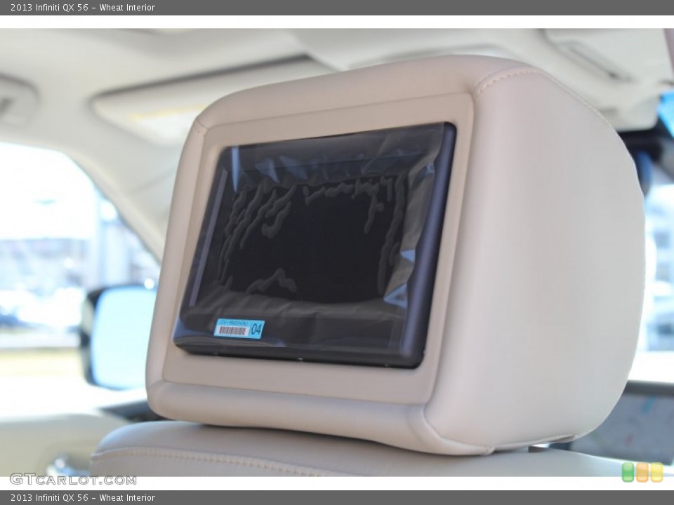 Wheat Interior Entertainment System for the 2013 Infiniti QX 56 #78761999