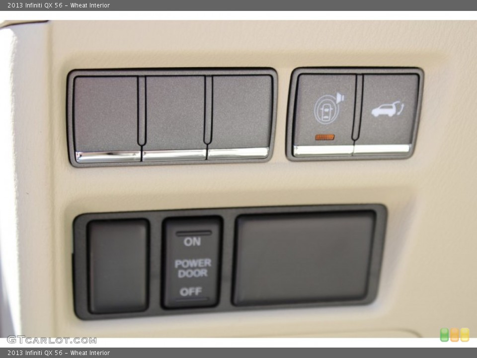 Wheat Interior Controls for the 2013 Infiniti QX 56 #78762014