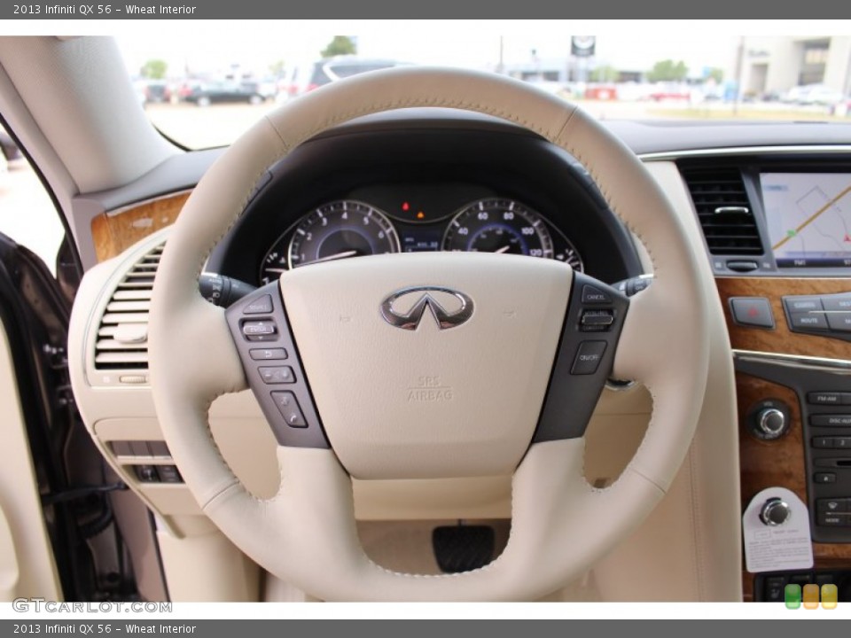 Wheat Interior Steering Wheel for the 2013 Infiniti QX 56 #78762080