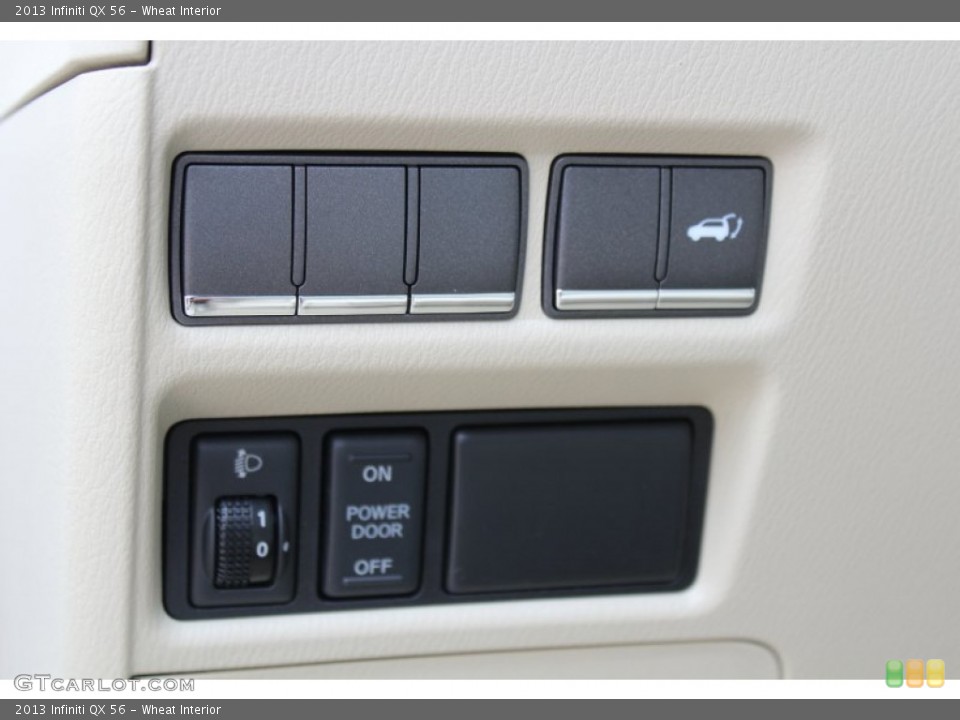 Wheat Interior Controls for the 2013 Infiniti QX 56 #78762146