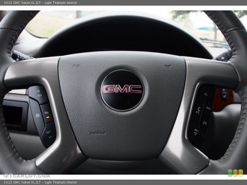 Light Titanium Interior Steering Wheel for the 2013 GMC Yukon XL SLT #78762563