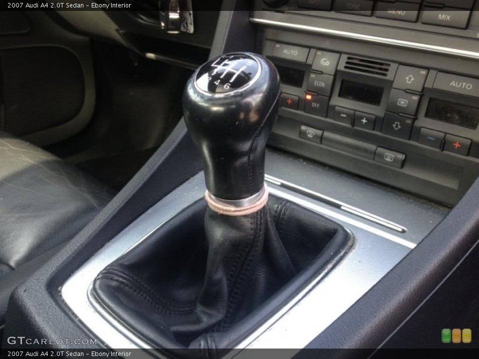 Ebony Interior Transmission for the 2007 Audi A4 2.0T Sedan #78763136