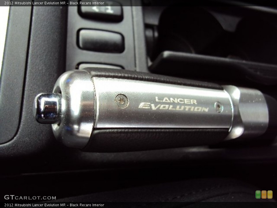 Black Recaro Interior Controls for the 2012 Mitsubishi Lancer Evolution MR #78763220