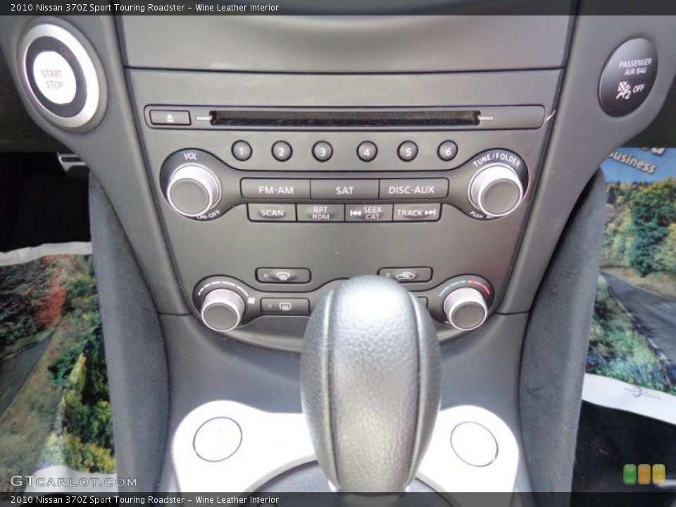 Wine Leather Interior Audio System for the 2010 Nissan 370Z Sport Touring Roadster #78763361