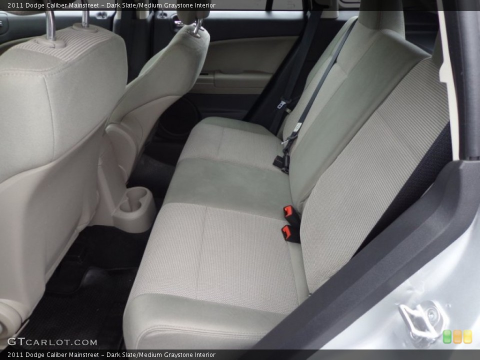 Dark Slate/Medium Graystone Interior Rear Seat for the 2011 Dodge Caliber Mainstreet #78764726