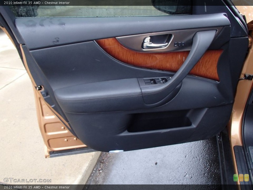 Chestnut Interior Door Panel for the 2010 Infiniti FX 35 AWD #78764903