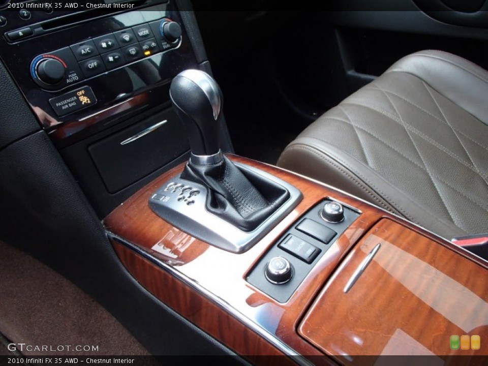 Chestnut Interior Transmission for the 2010 Infiniti FX 35 AWD #78765008