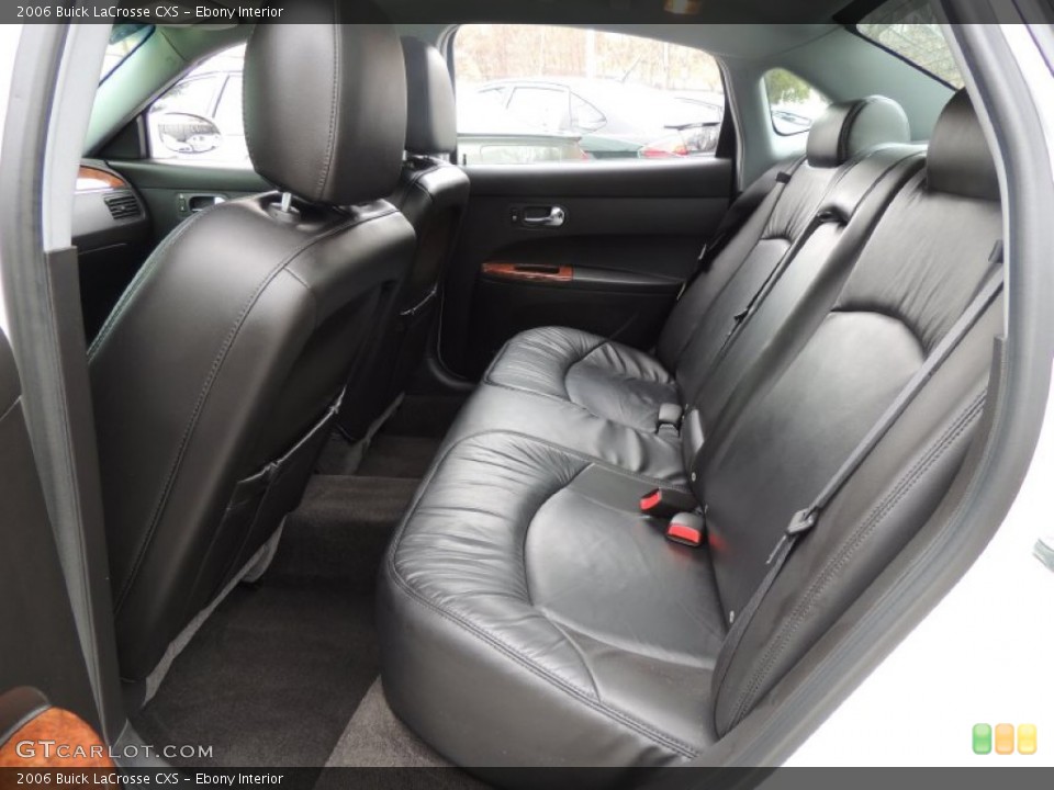 Ebony Interior Rear Seat for the 2006 Buick LaCrosse CXS #78765091