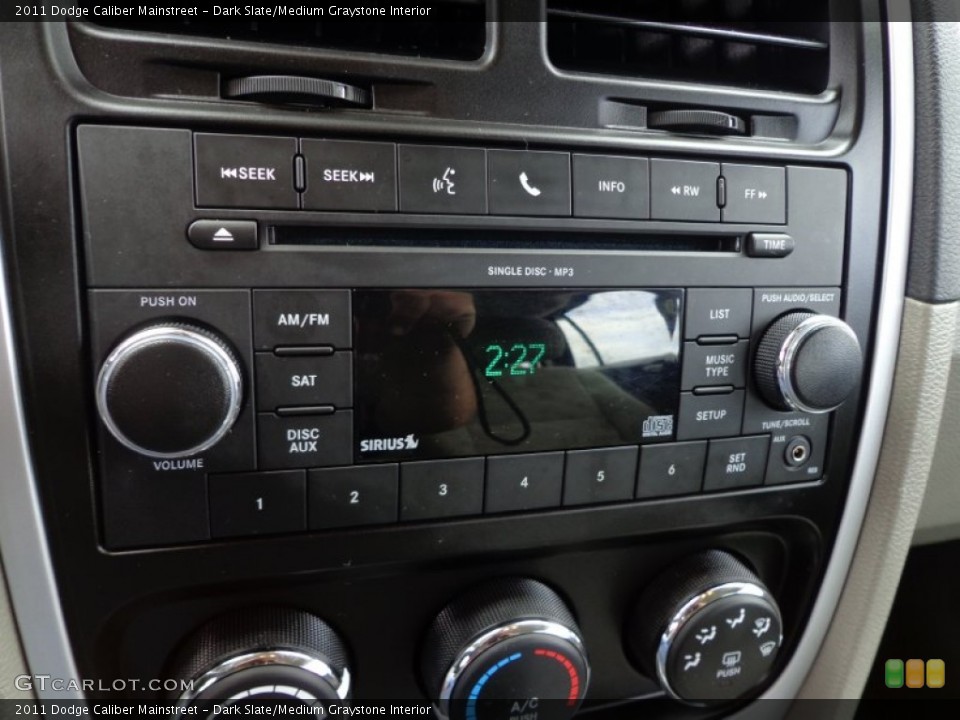 Dark Slate/Medium Graystone Interior Audio System for the 2011 Dodge Caliber Mainstreet #78765093