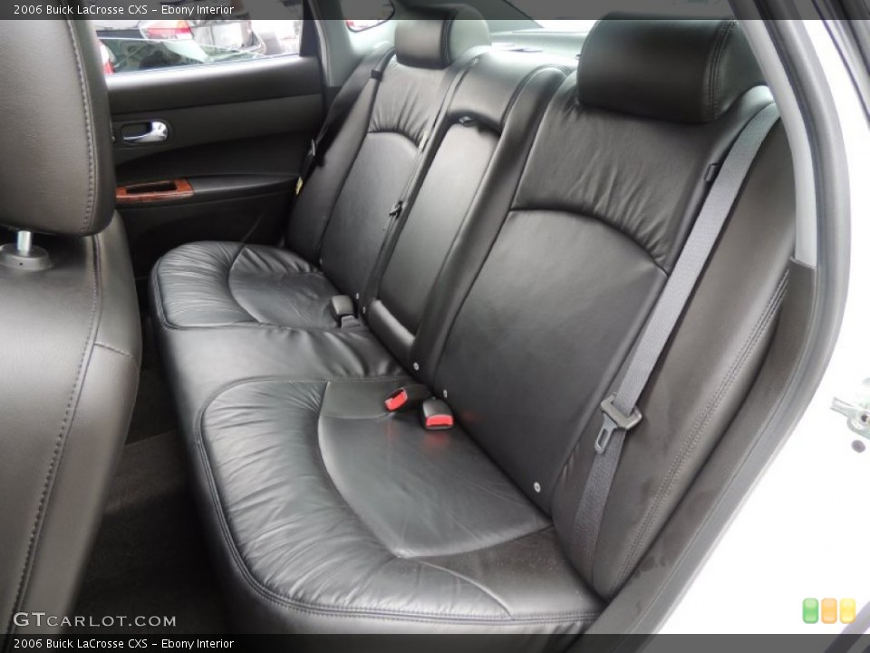 Ebony Interior Rear Seat for the 2006 Buick LaCrosse CXS #78765111
