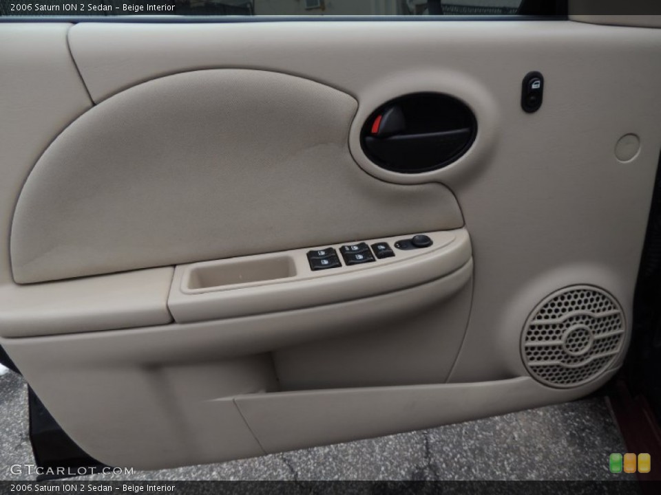 Beige Interior Door Panel for the 2006 Saturn ION 2 Sedan #78766080