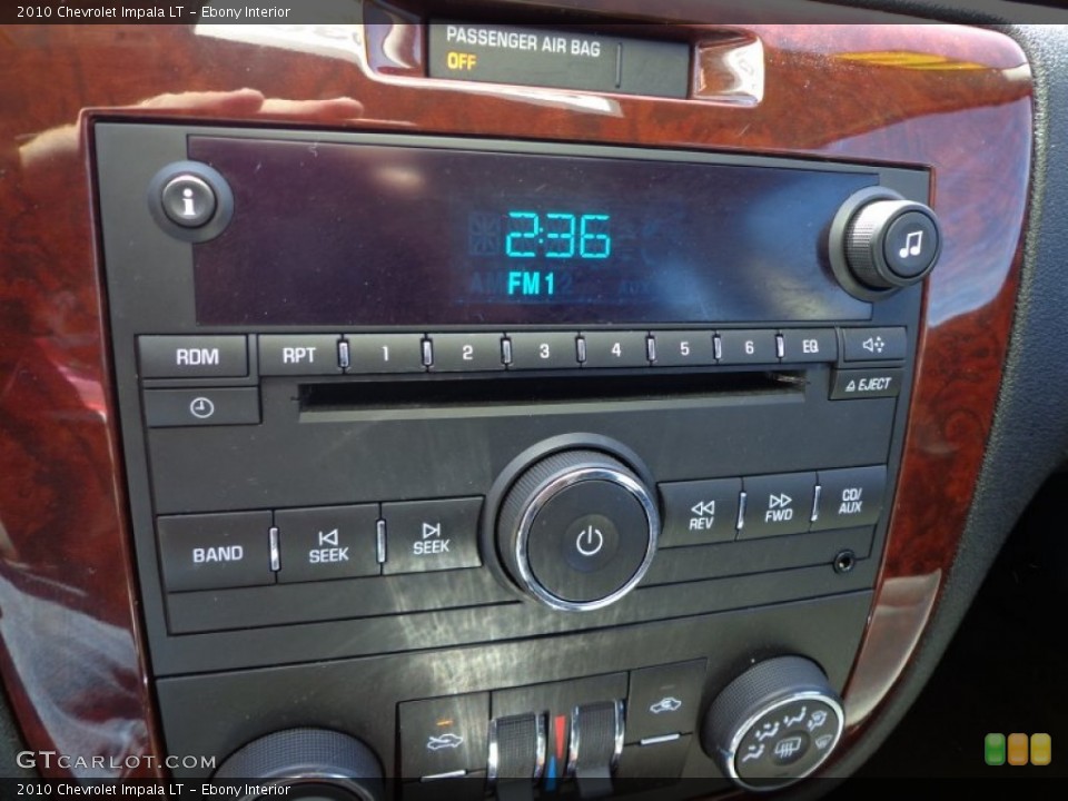 Ebony Interior Audio System for the 2010 Chevrolet Impala LT #78766103