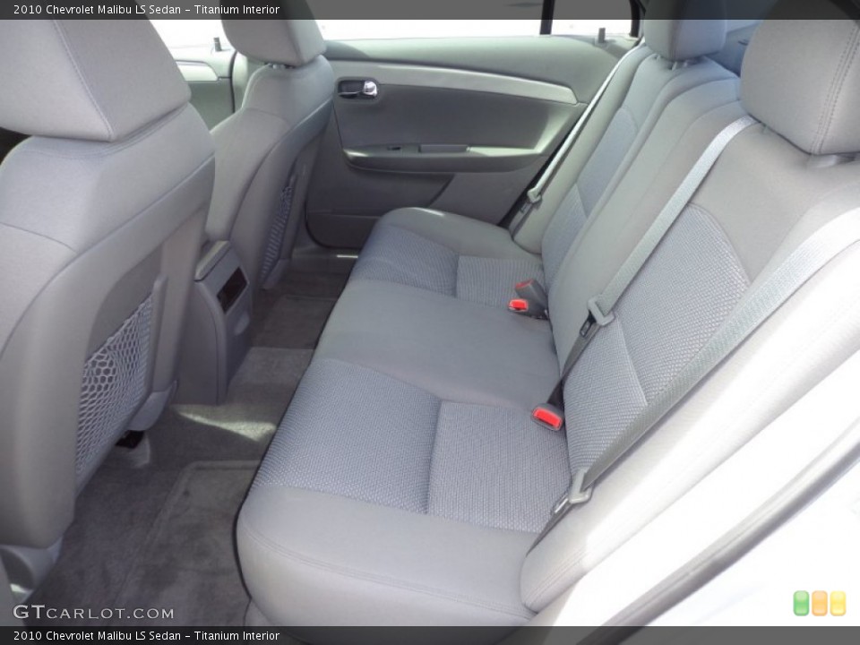Titanium Interior Rear Seat for the 2010 Chevrolet Malibu LS Sedan #78766888