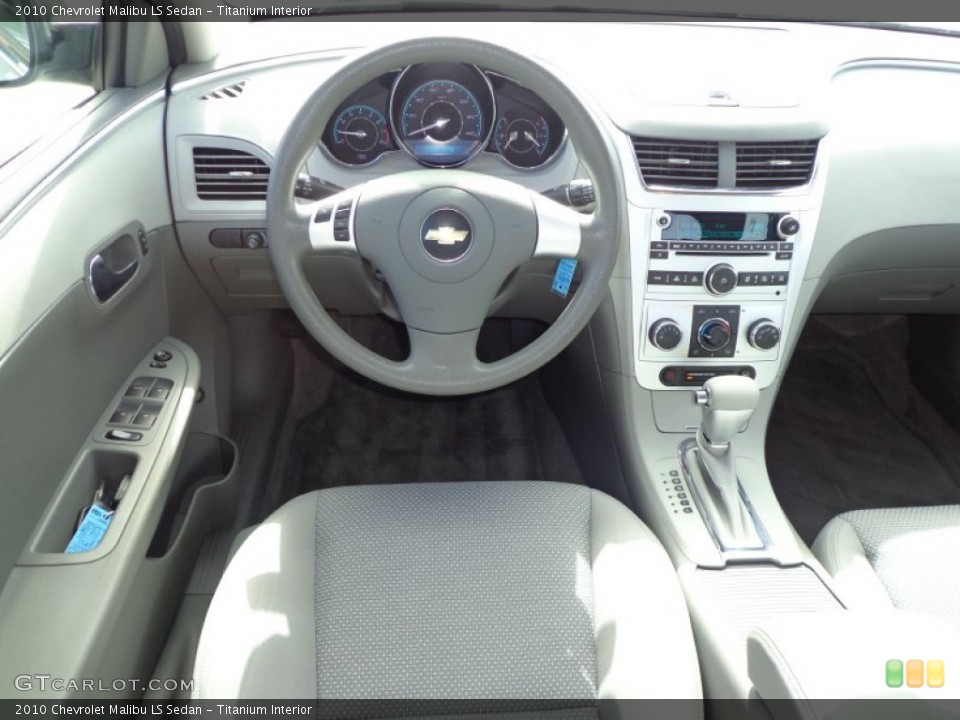 Titanium Interior Dashboard for the 2010 Chevrolet Malibu LS Sedan #78766919