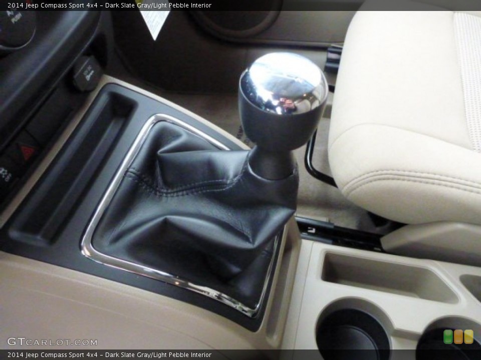 Dark Slate Gray/Light Pebble Interior Transmission for the 2014 Jeep Compass Sport 4x4 #78767048