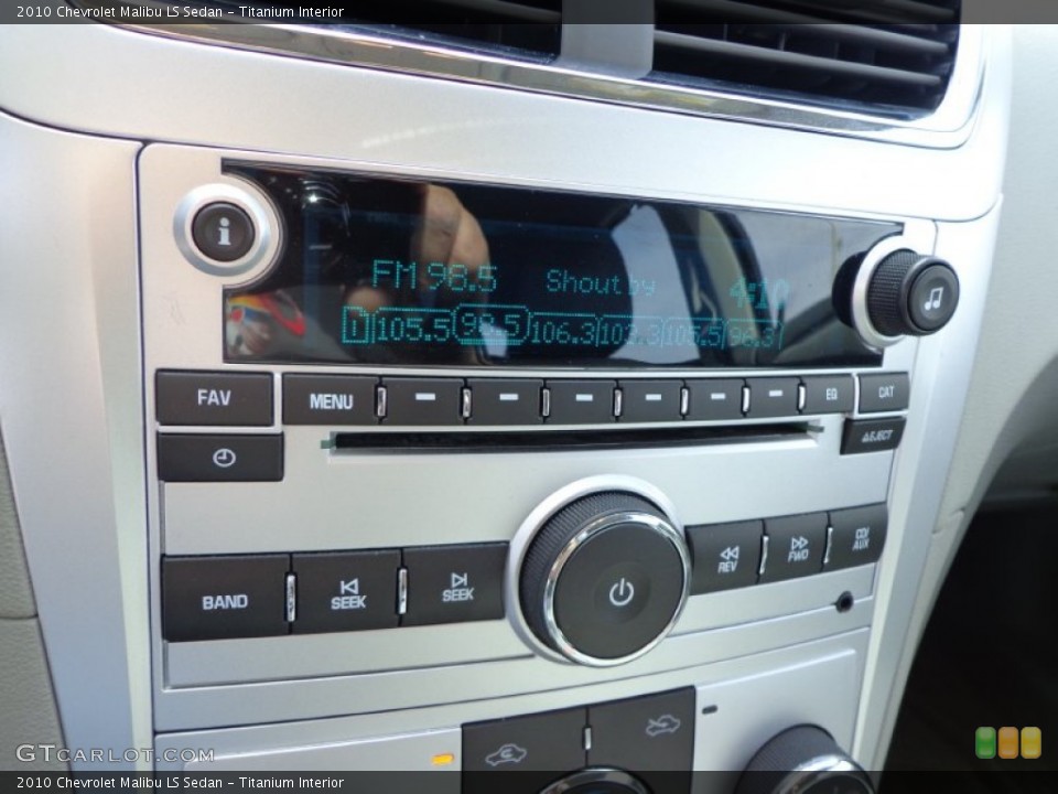 Titanium Interior Audio System for the 2010 Chevrolet Malibu LS Sedan #78767269