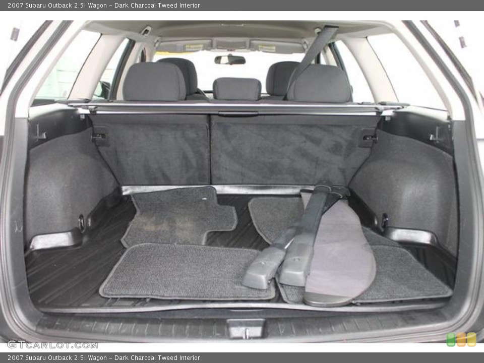 Dark Charcoal Tweed Interior Trunk for the 2007 Subaru Outback 2.5i Wagon #78767340