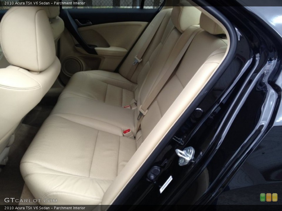Parchment Interior Rear Seat for the 2010 Acura TSX V6 Sedan #78767345