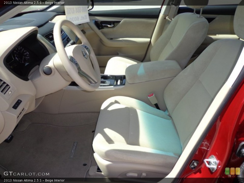 Beige Interior Front Seat for the 2013 Nissan Altima 2.5 S #78767465