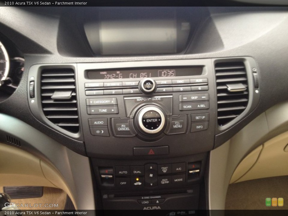 Parchment Interior Controls for the 2010 Acura TSX V6 Sedan #78767537