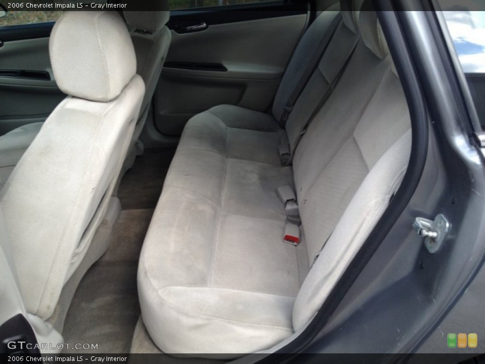 Gray Interior Rear Seat for the 2006 Chevrolet Impala LS #78767808