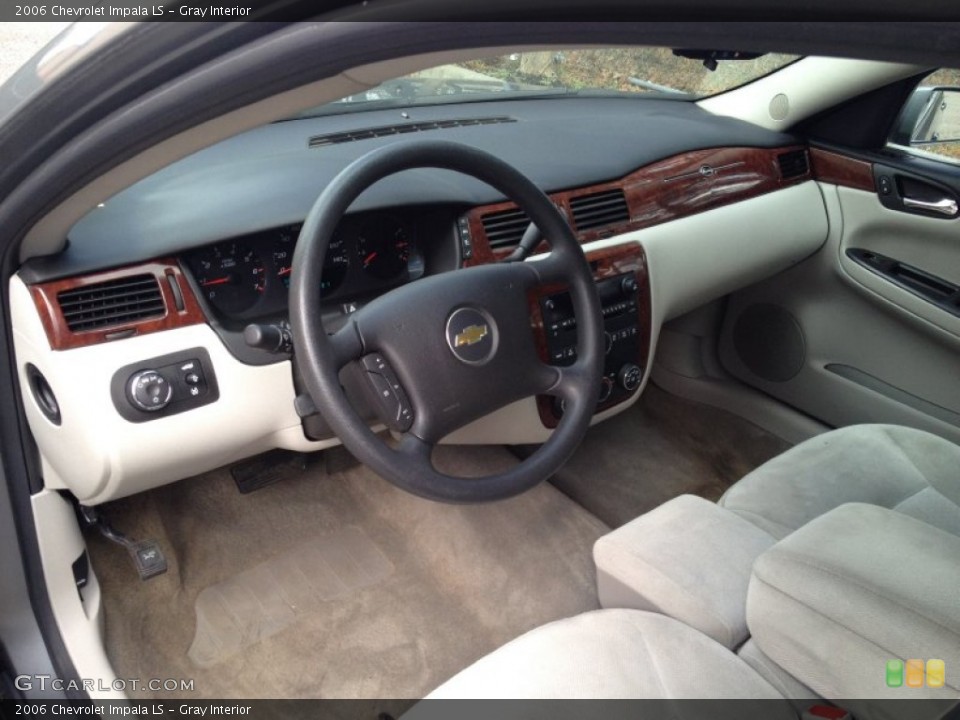 Gray Interior Prime Interior for the 2006 Chevrolet Impala LS #78767858