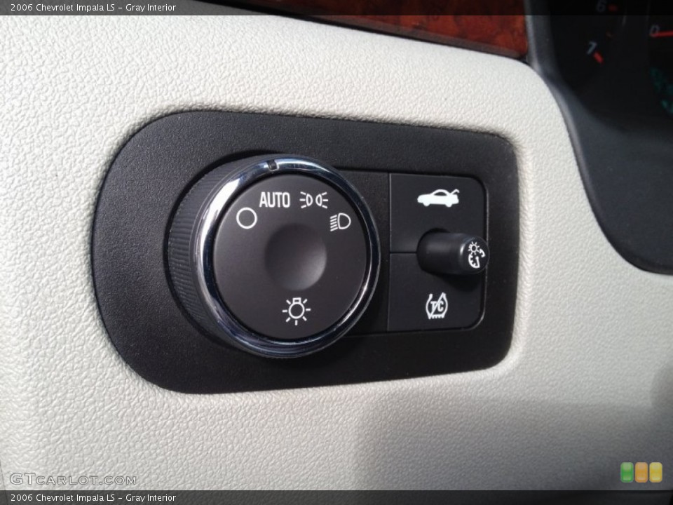 Gray Interior Controls for the 2006 Chevrolet Impala LS #78767990