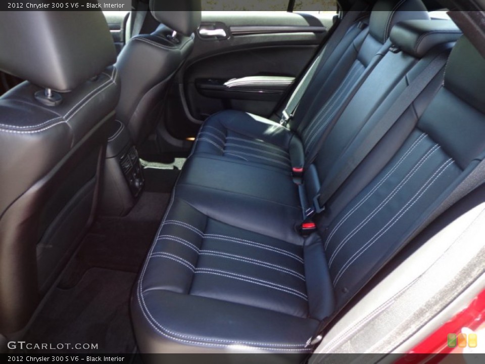 Black Interior Rear Seat for the 2012 Chrysler 300 S V6 #78768018