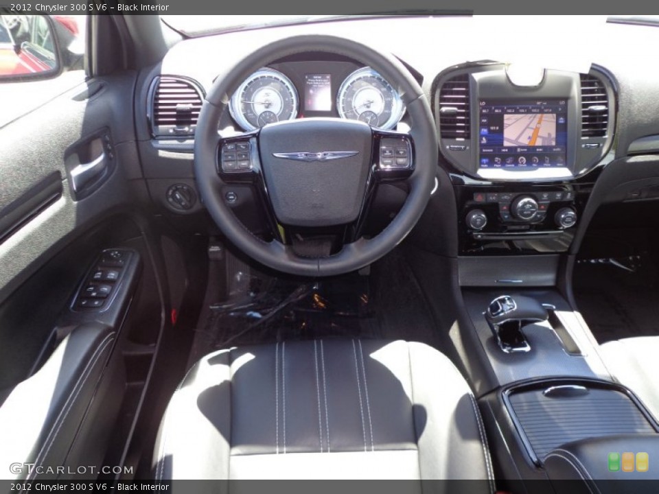 Black Interior Dashboard for the 2012 Chrysler 300 S V6 #78768044
