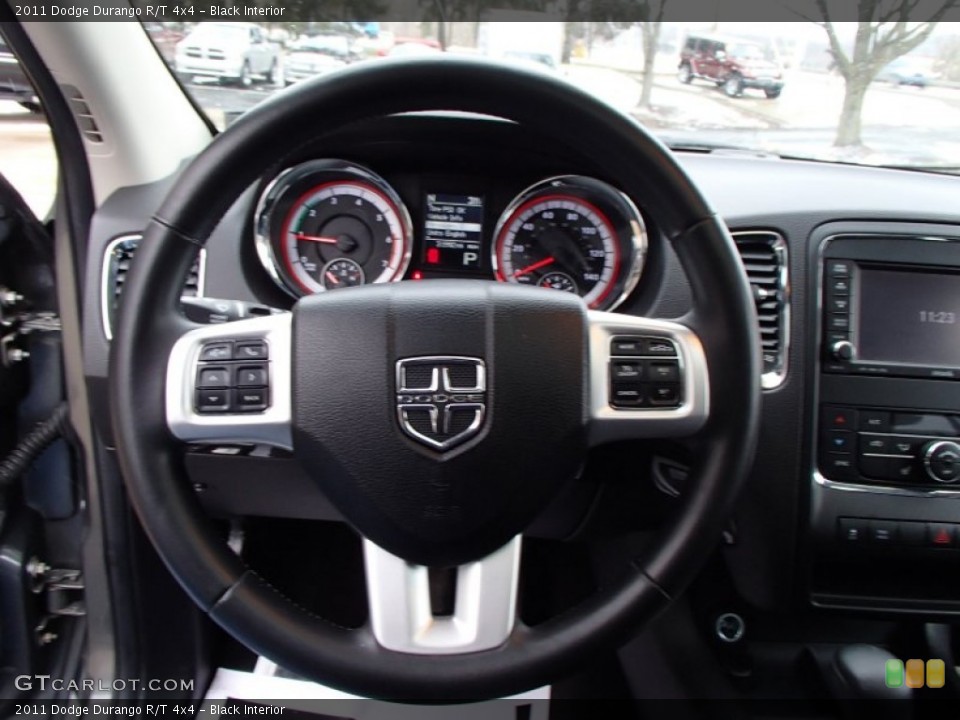 Black Interior Steering Wheel for the 2011 Dodge Durango R/T 4x4 #78768557