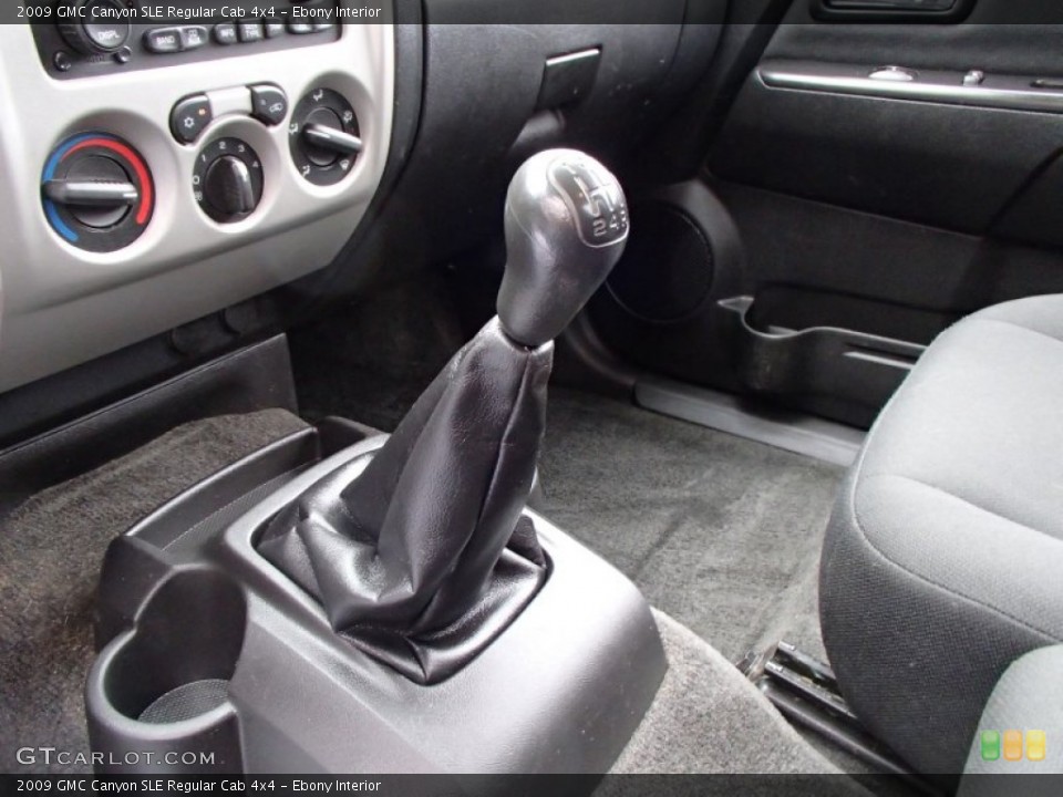 Ebony Interior Transmission for the 2009 GMC Canyon SLE Regular Cab 4x4 #78768948